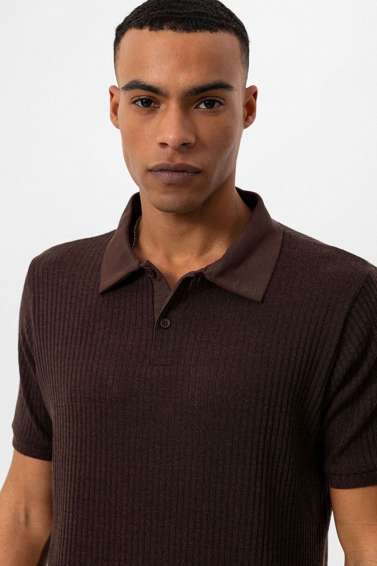Antioch Slim-Fit Polo-Neck Men's T-Shirt