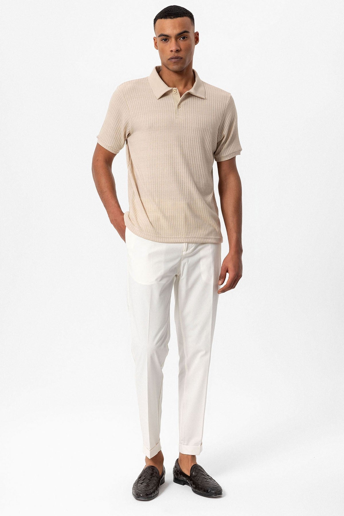 Antioch Slim-Fit Polo-Neck Men's T-Shirt