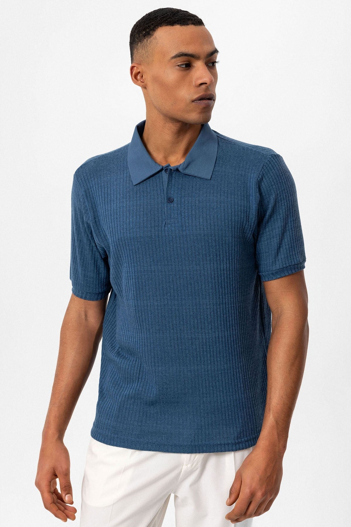Antioch Slim-Fit Polo-Neck Men's T-Shirt