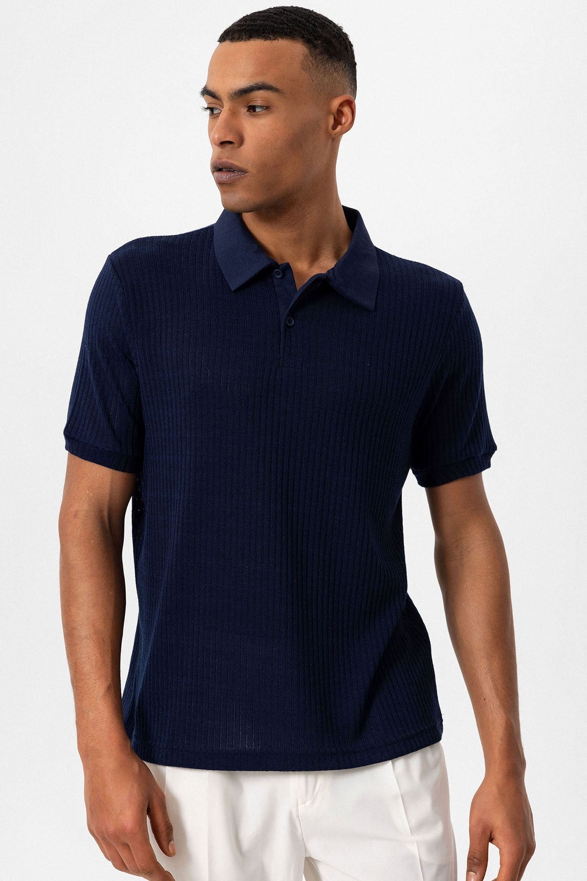 Antioch Slim-Fit Polo-Neck Men's T-Shirt