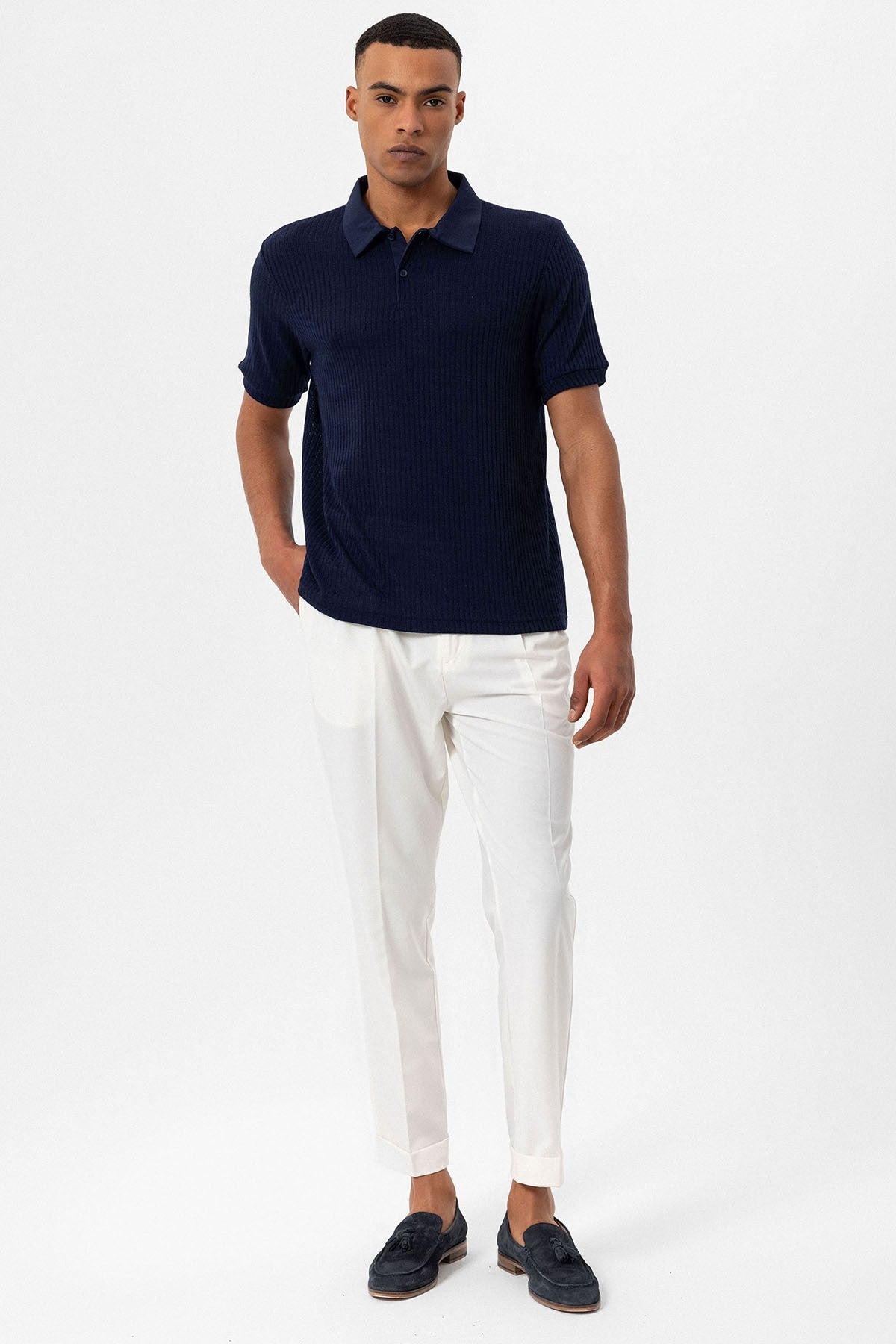 Antioch Slim-Fit Polo-Neck Men's T-Shirt