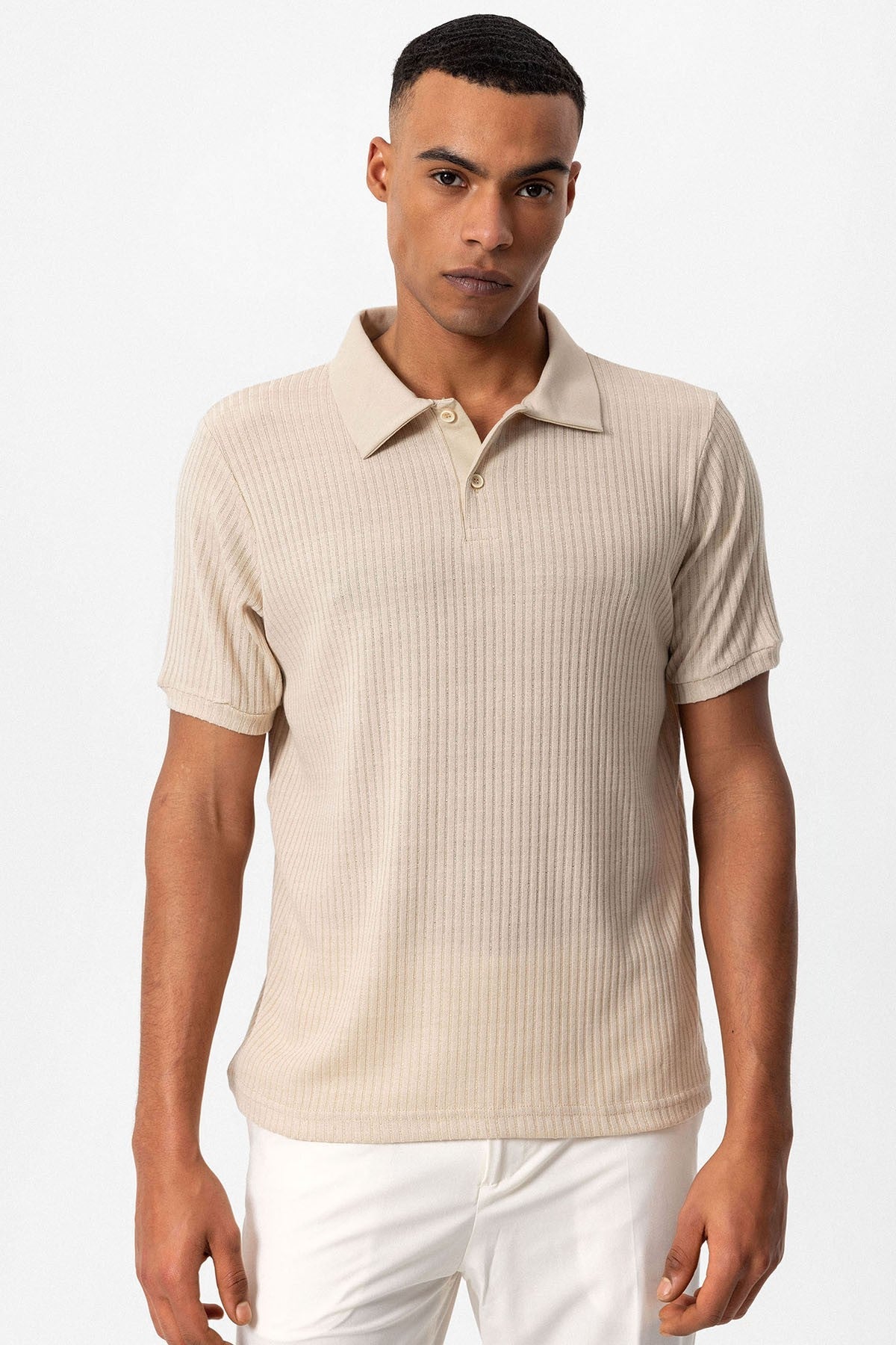 Antioch Slim-Fit Polo-Neck Men's T-Shirt
