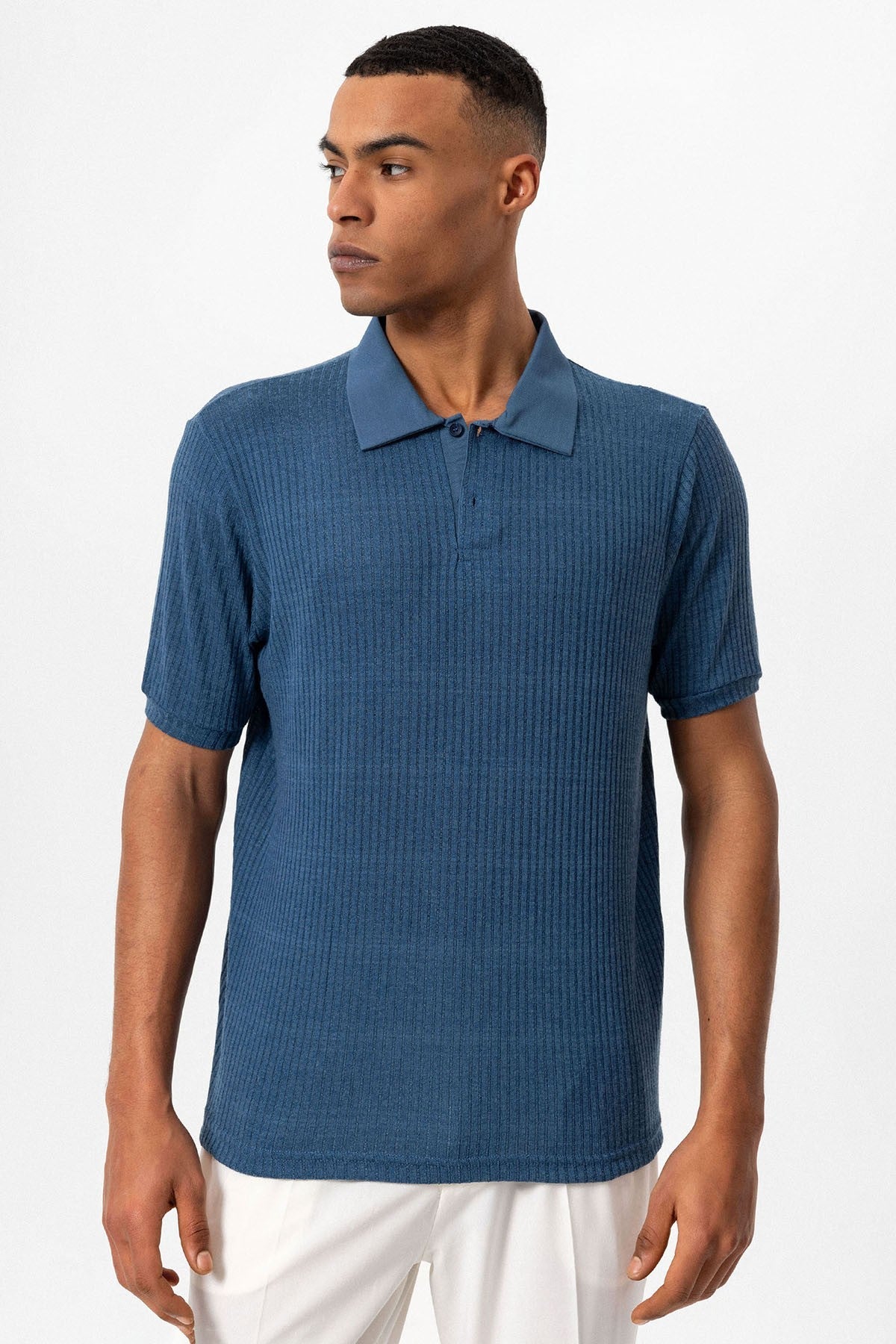 Antioch Slim-Fit Polo-Neck Men's T-Shirt
