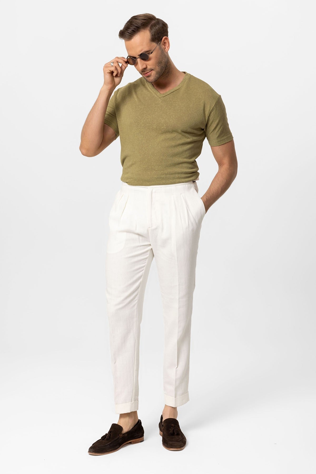 Antioch V-Neck Basic Men's T-Shirt