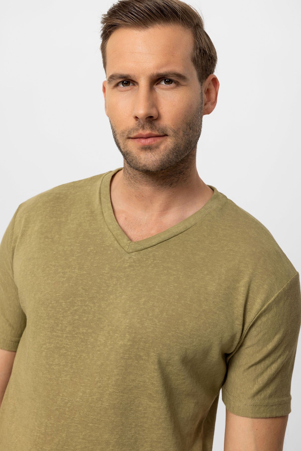 Antioch V-Neck Basic Men's T-Shirt