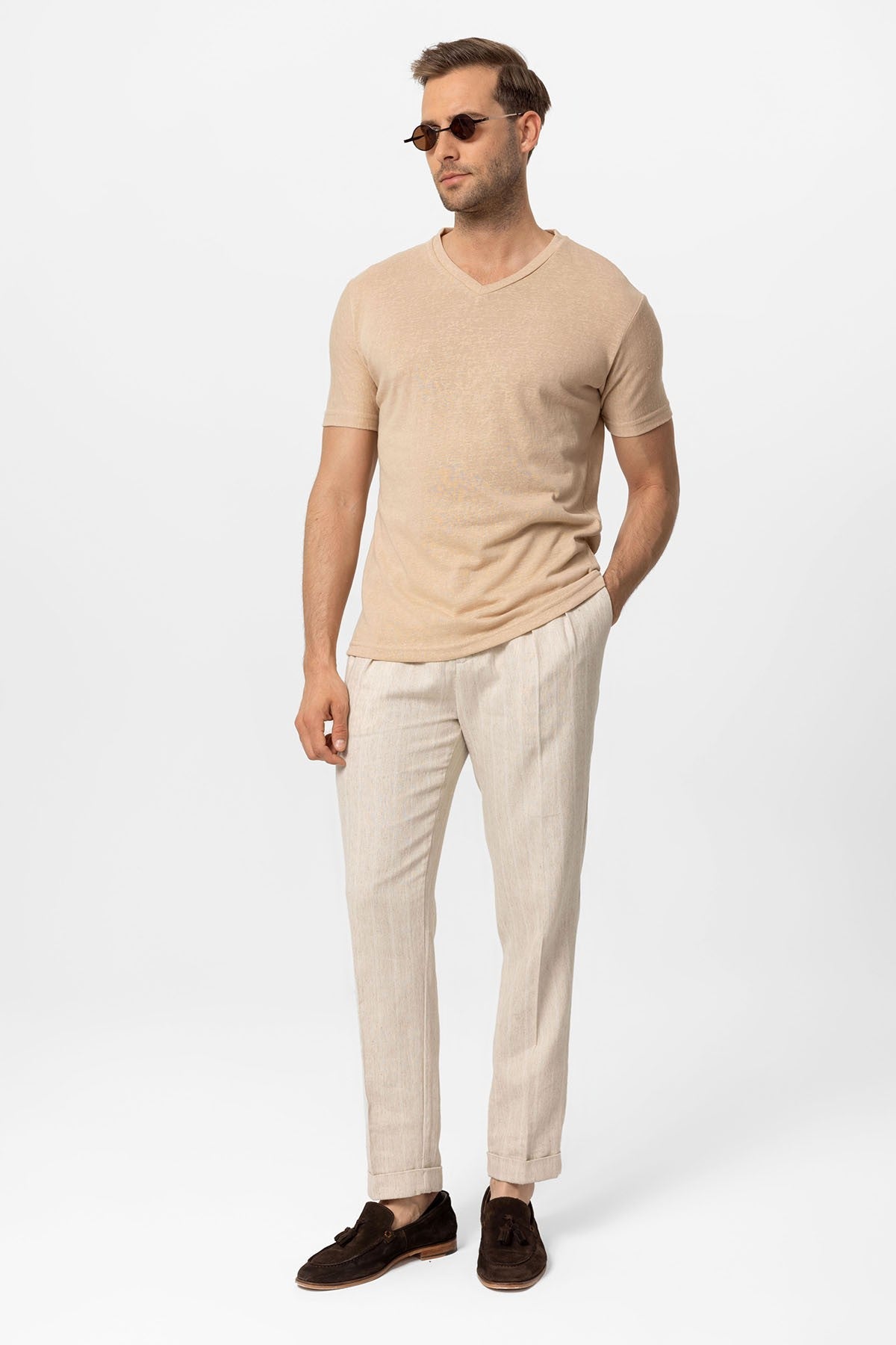 Antioch V-Neck Basic Men's T-Shirt