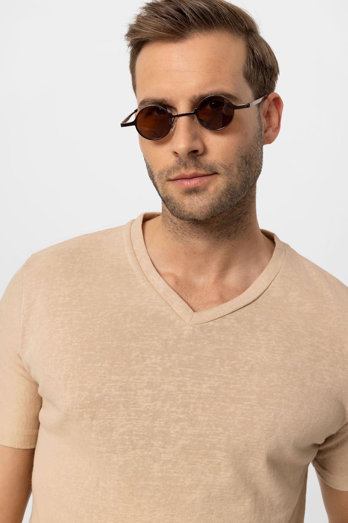 Antioch V-Neck Basic Men's T-Shirt