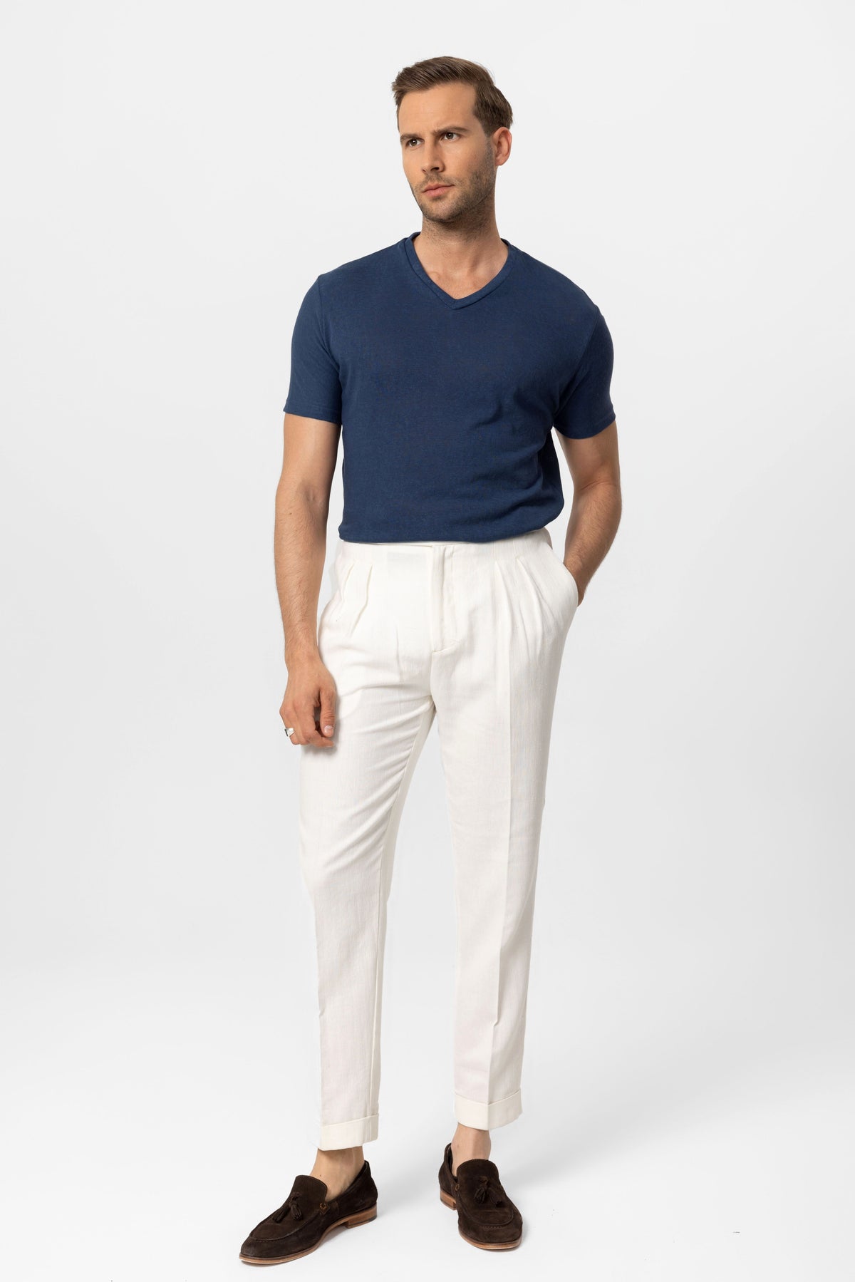 Antioch V-Neck Basic Men's T-Shirt