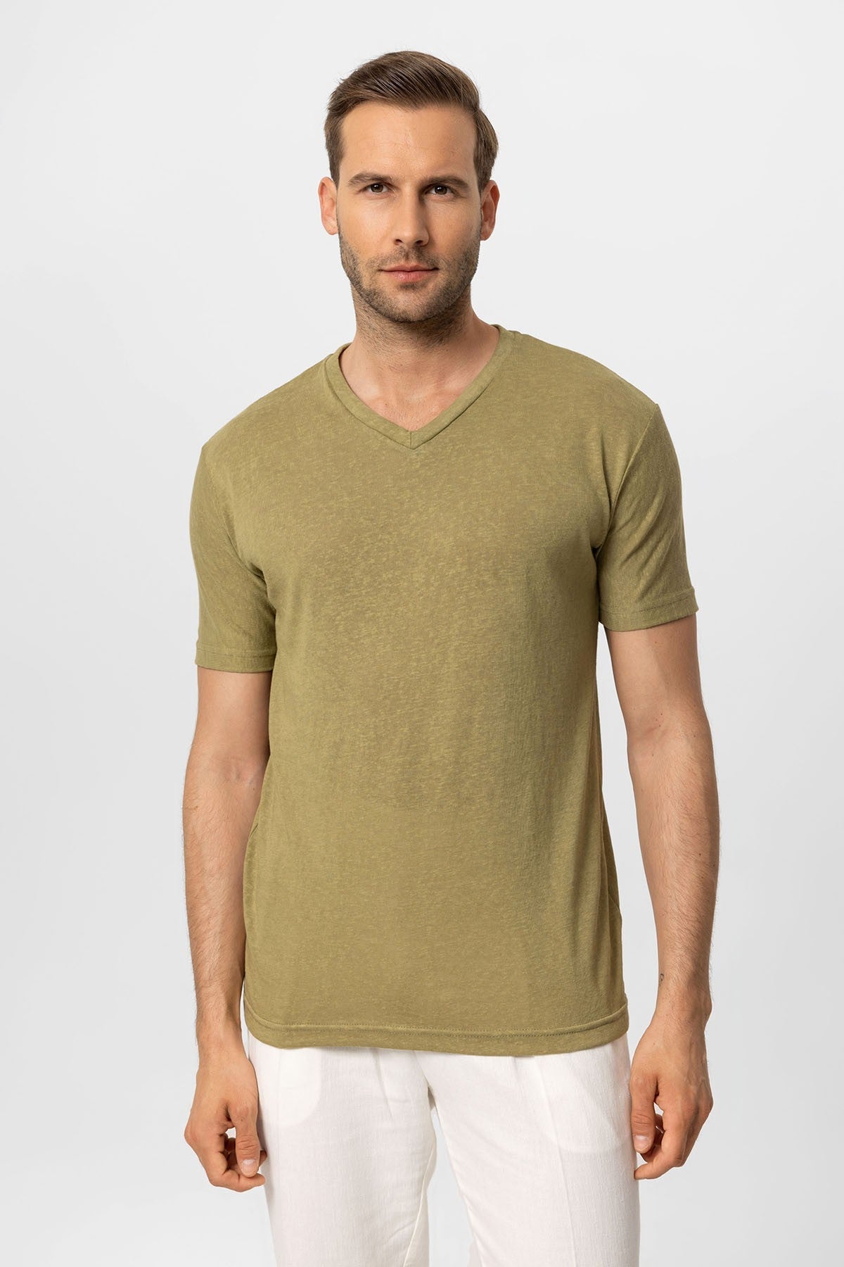 Antioch V-Neck Basic Men's T-Shirt