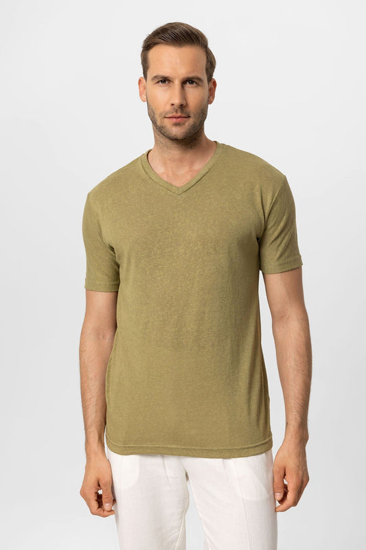 Antioch V-Neck Basic Men's T-Shirt