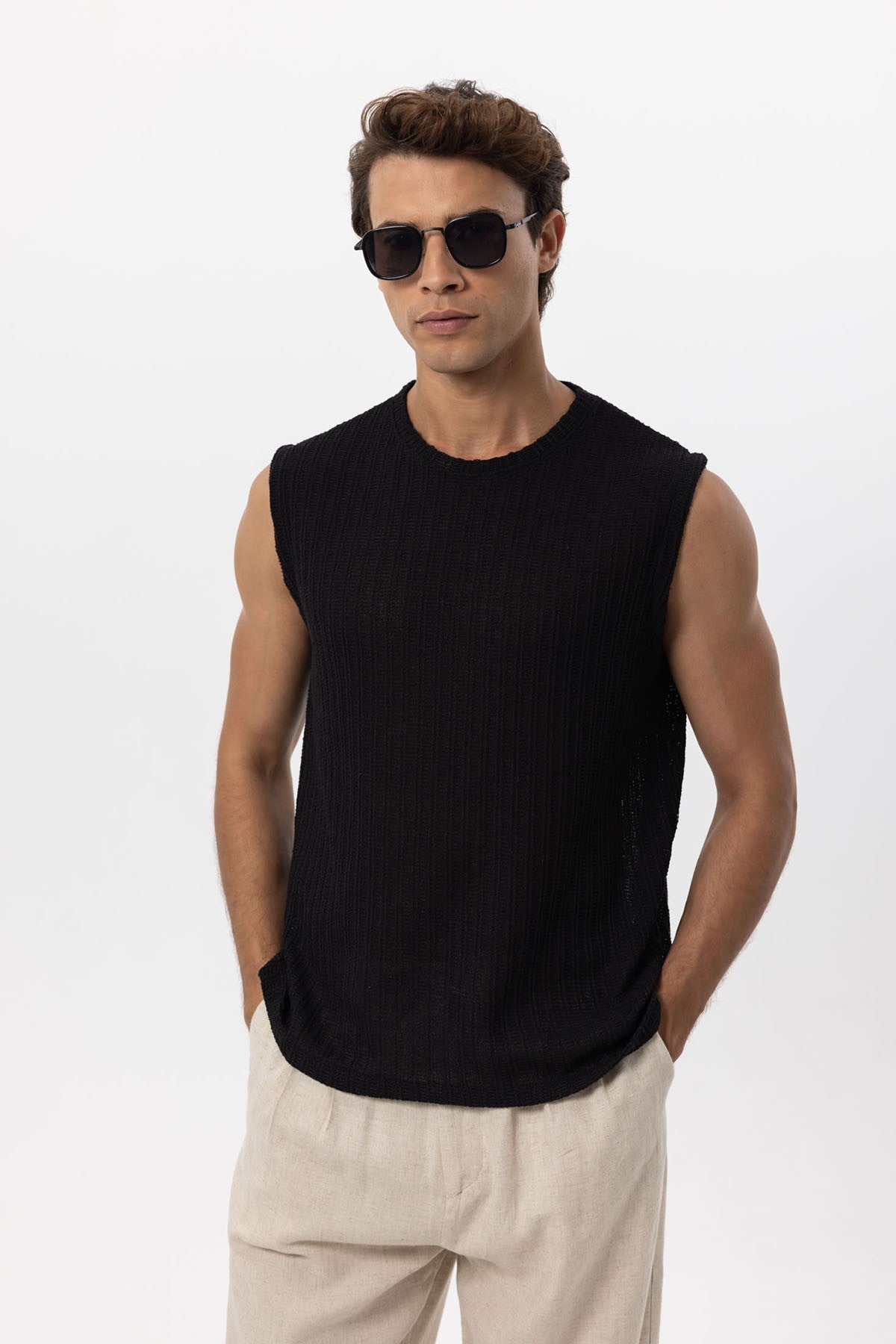 Textured Men's T-Shirt