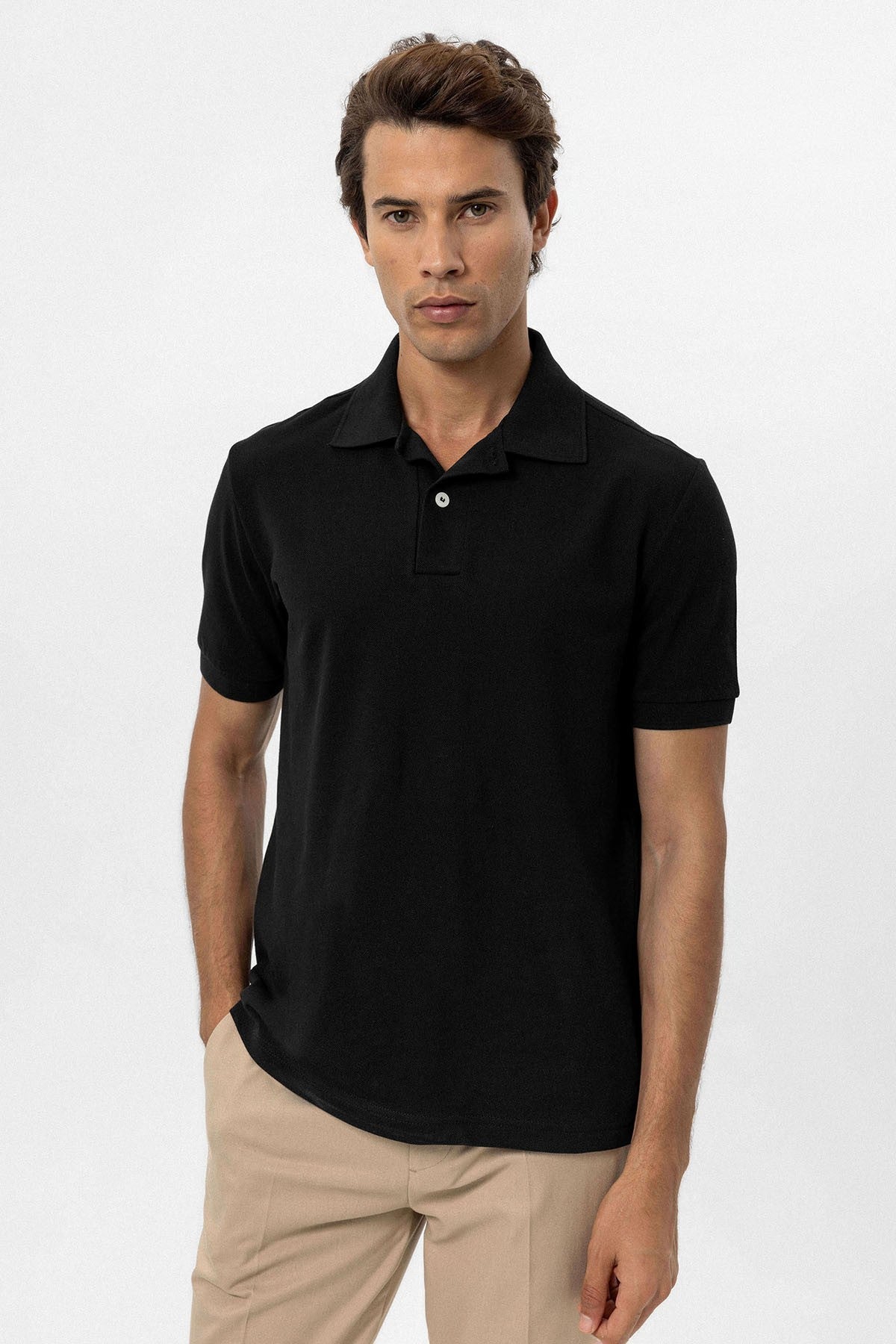 Antioch Polo-Neck Men's T-Shirt
