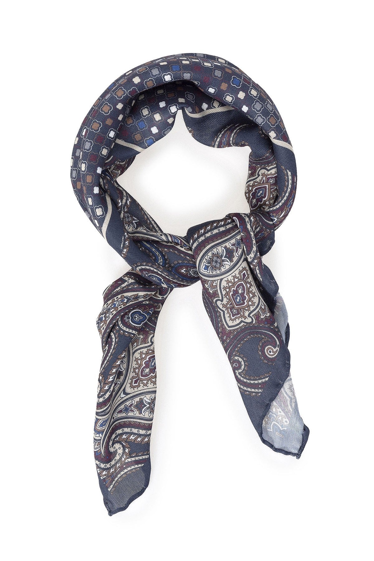Antioch Square Scarf with Ethnic Pattern