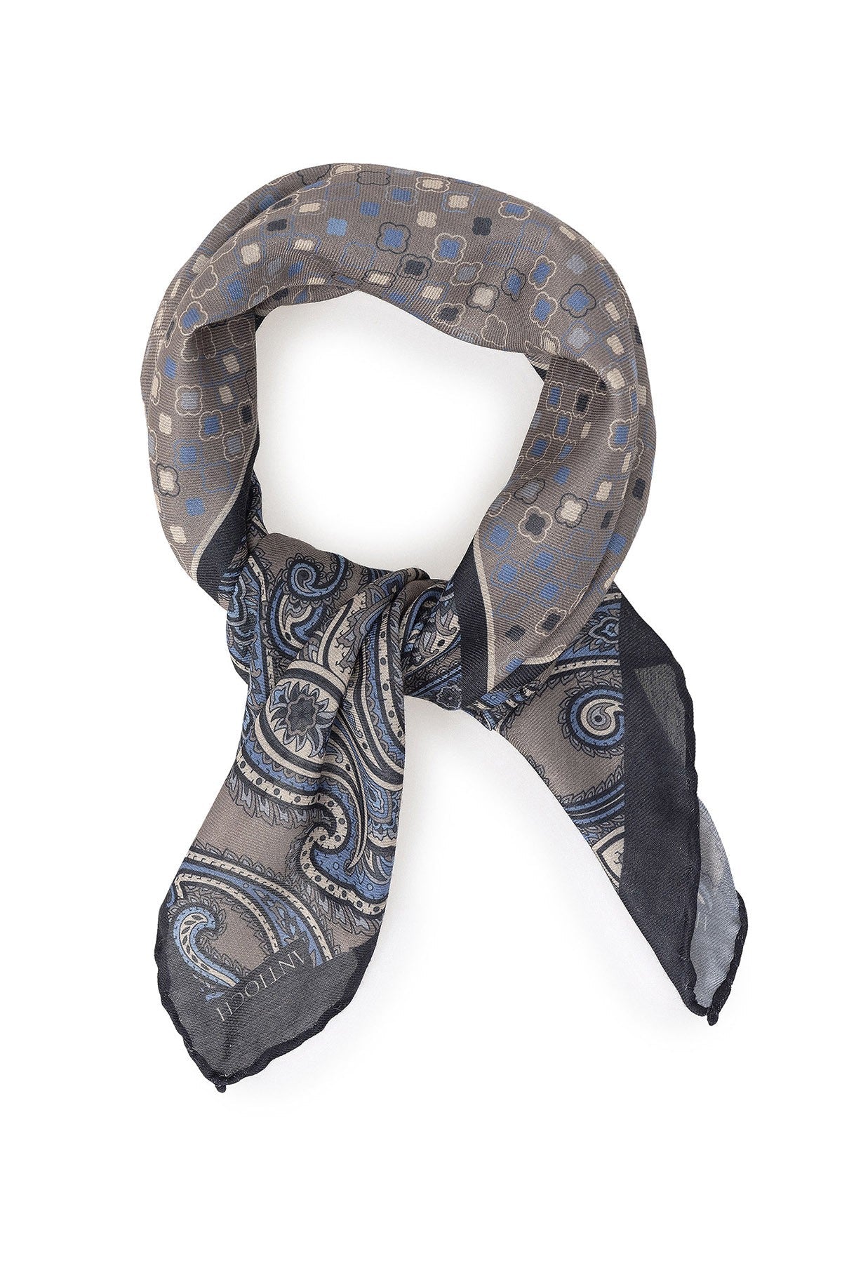 Antioch Square Scarf with Ethnic Pattern