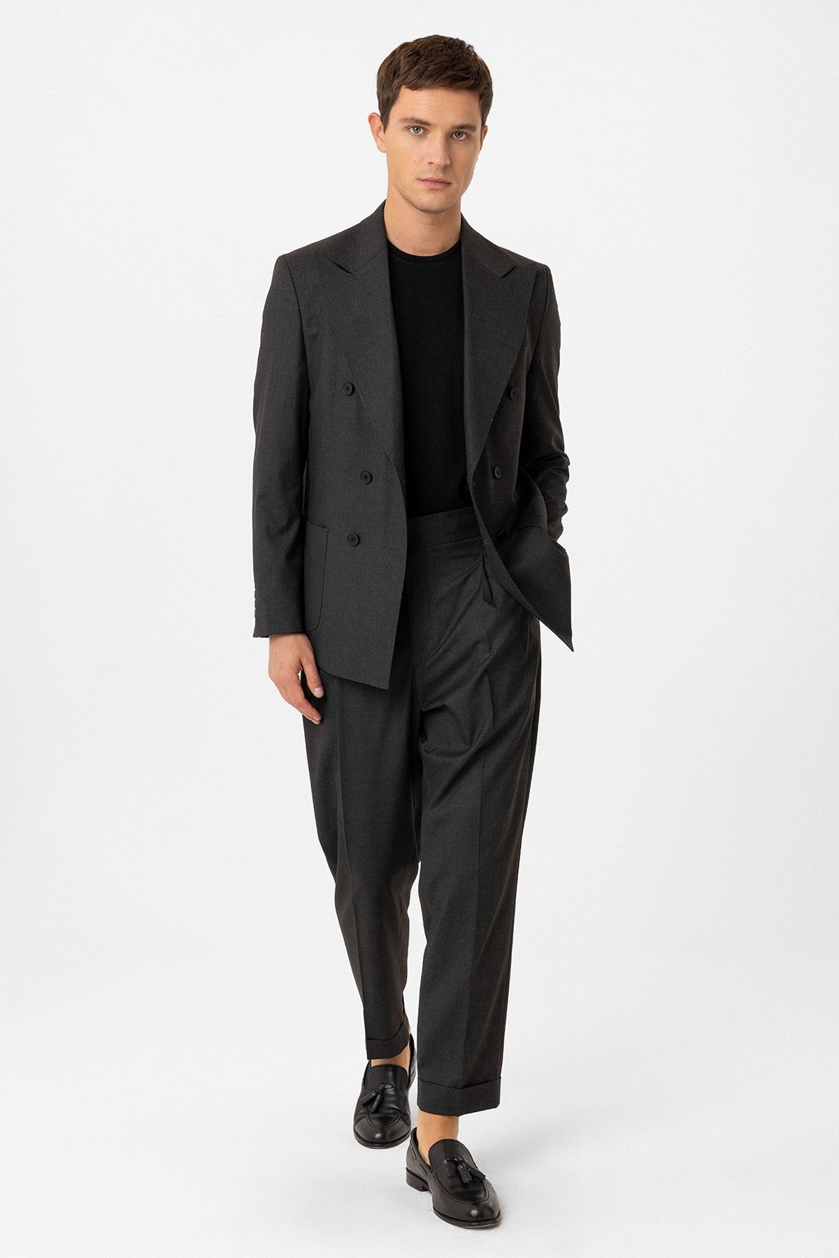 Antioch Double-Breasted Italian-Cut Men's Suit