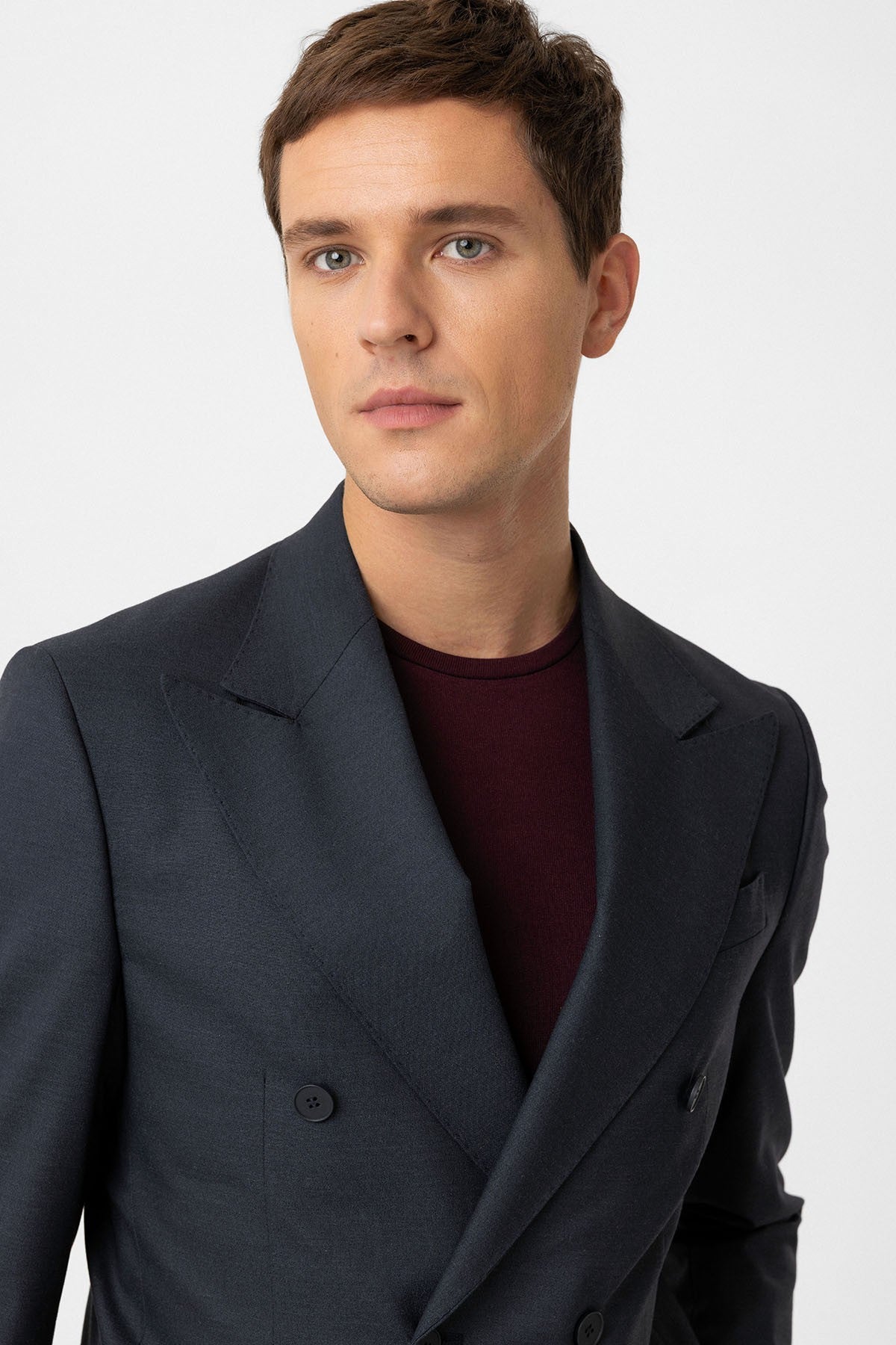 Antioch Double-Breasted Italian-Cut Men's Suit
