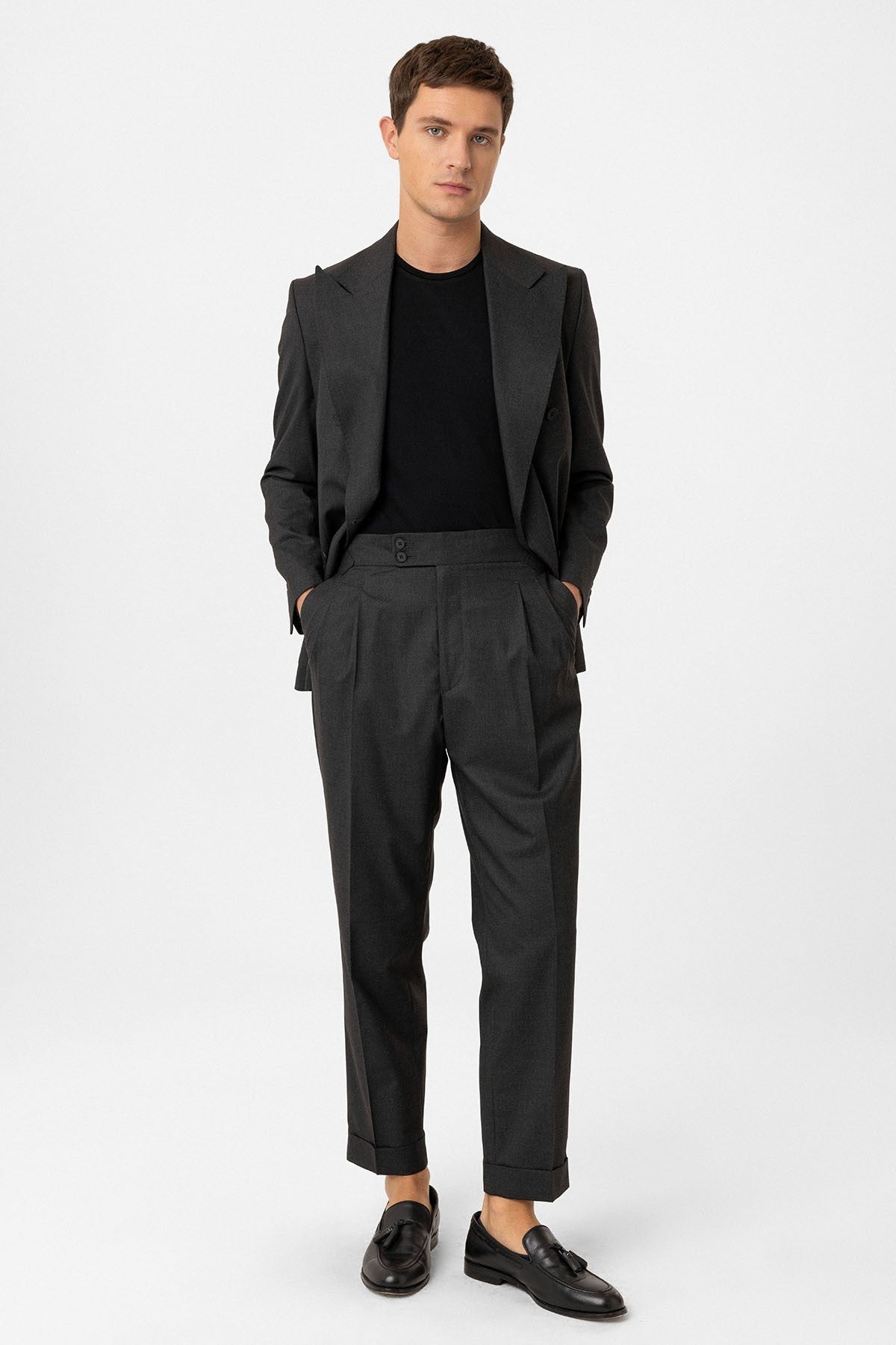Antioch Double-Breasted Italian-Cut Men's Suit