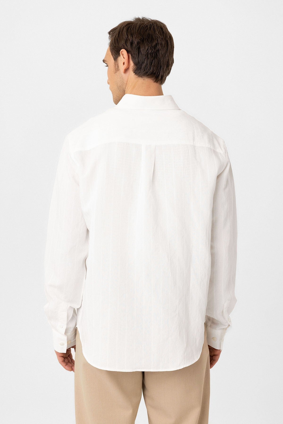 Relax Fit Striped Men's Shirt