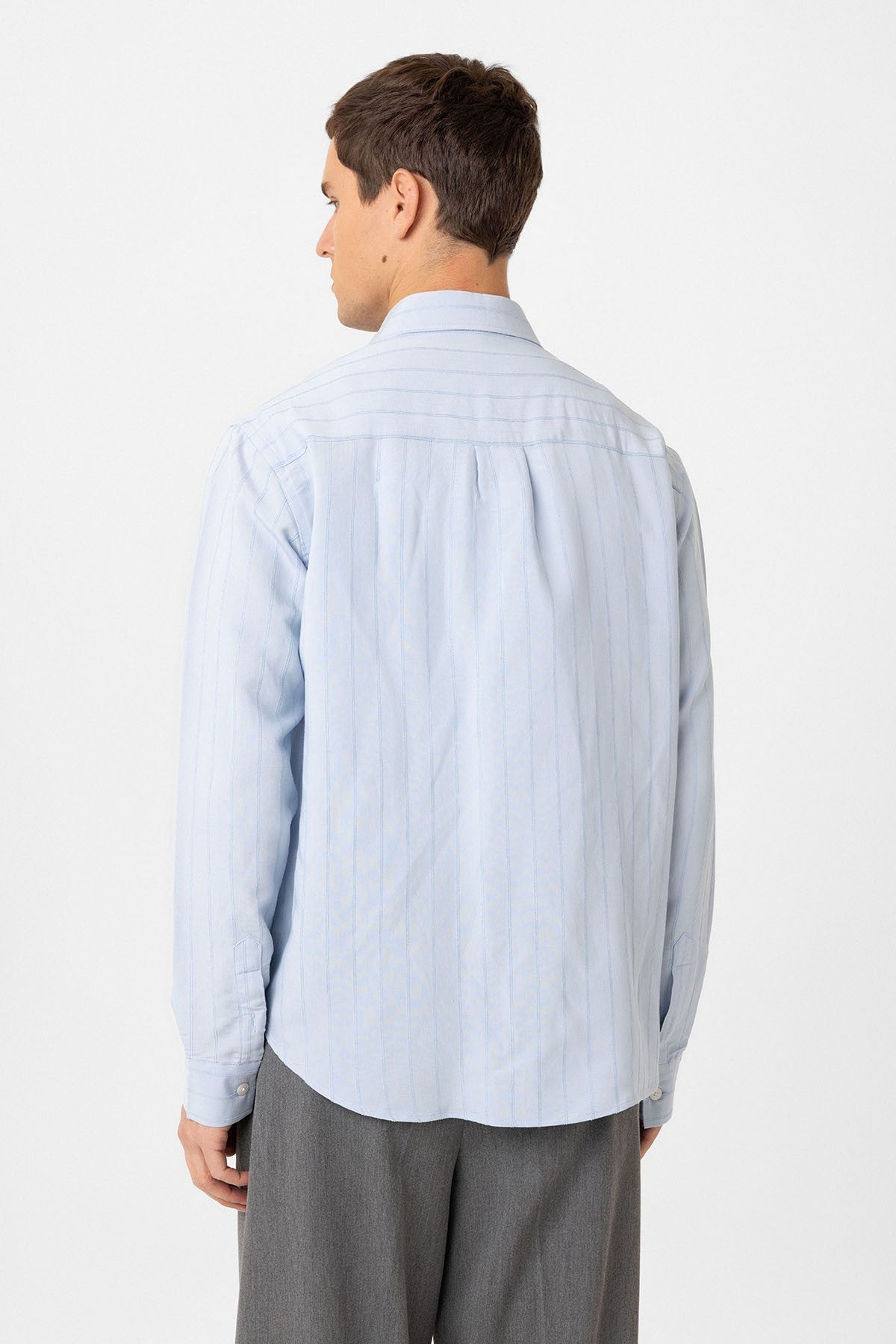 Relax Fit Striped Men's Shirt