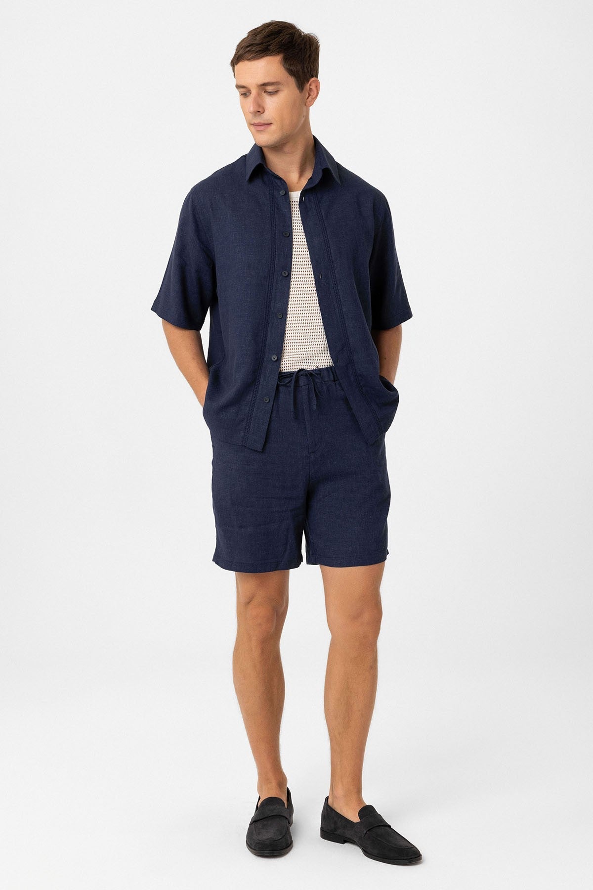 Antioch Linen-Blend Relaxed-Fit Men's Shirt