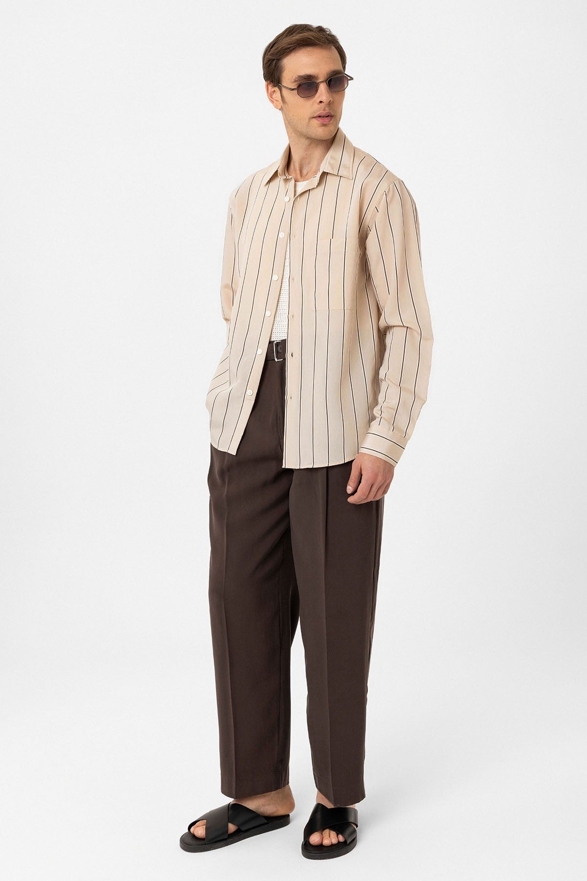 Antioch Contrast-Striped Men's Shirt