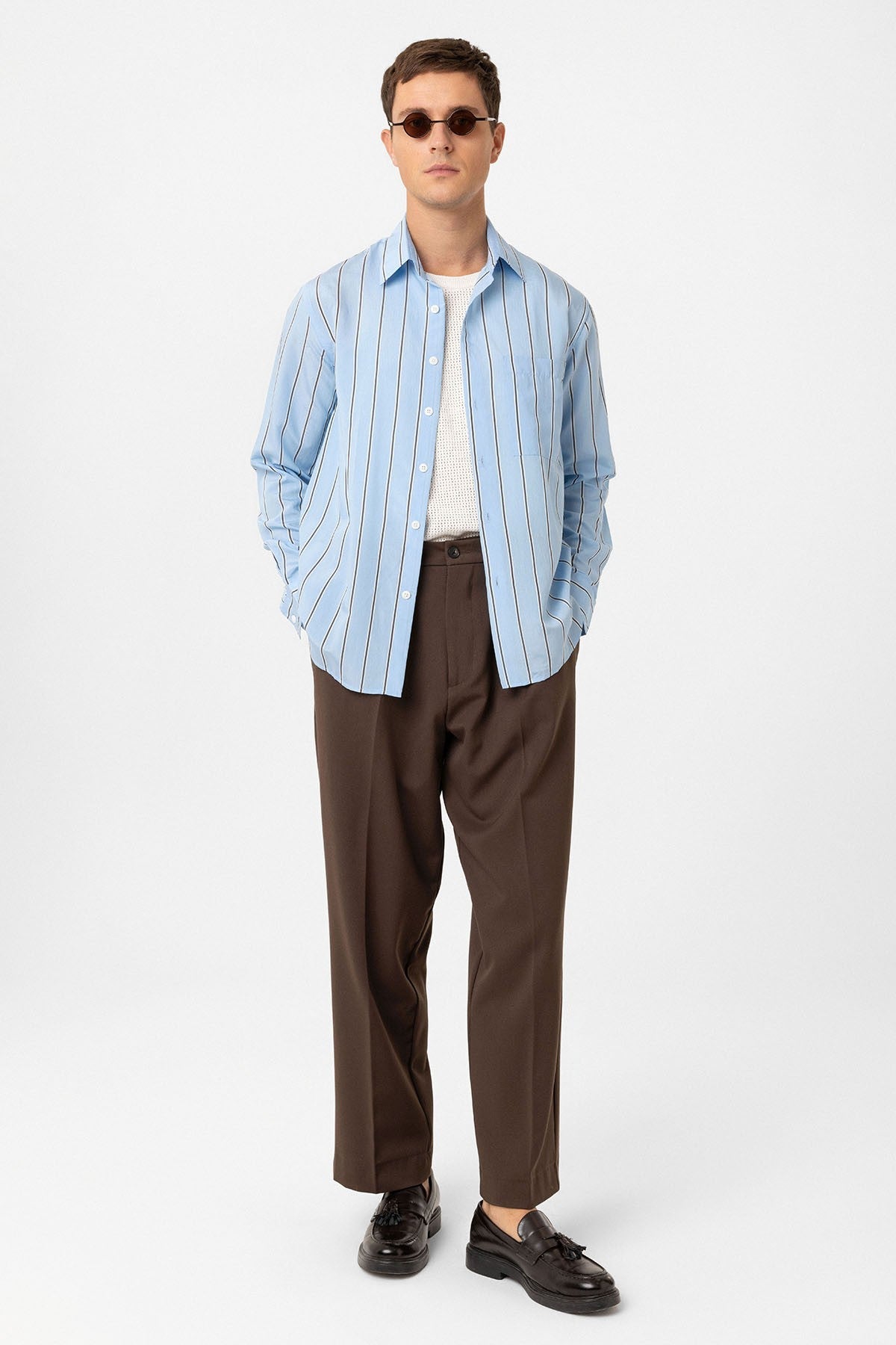 Antioch Contrast-Striped Men's Shirt