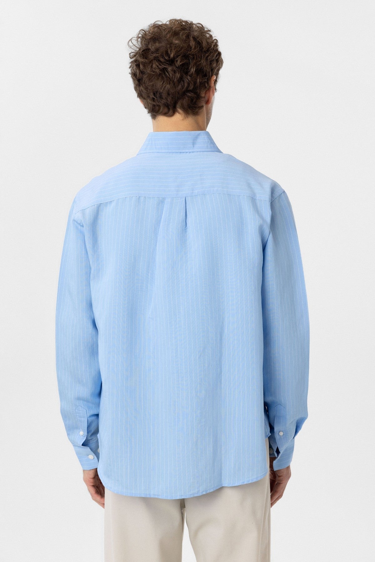 Antioch Modal Fabric Relaxed-Fit Striped Men's Shirt