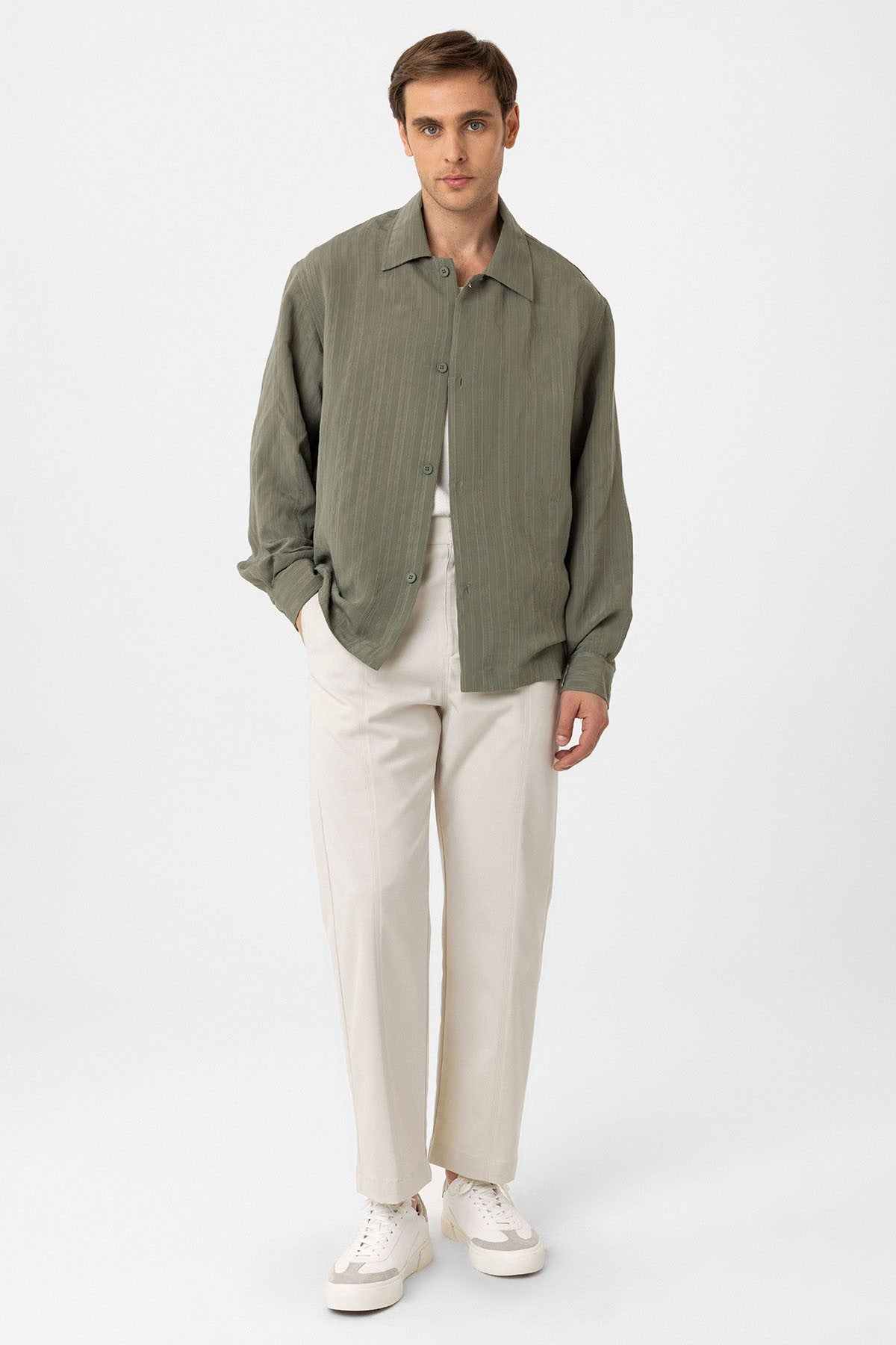 Antioch Oversized Textured Men's Shirt