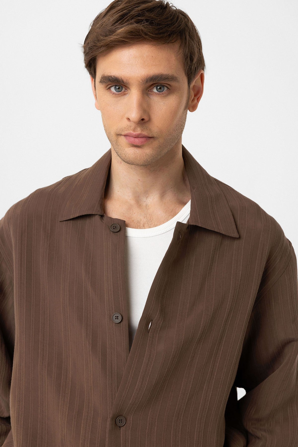Antioch Oversized Textured Men's Shirt