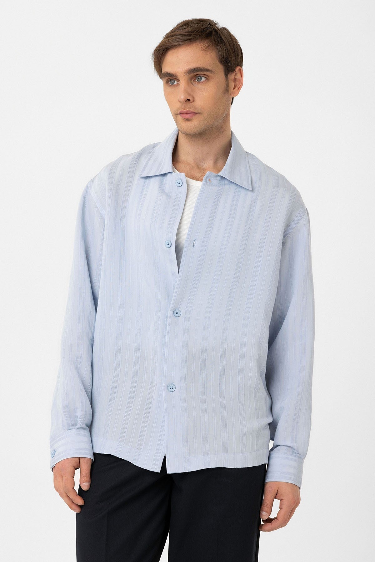 Antioch Oversized Textured Men's Shirt