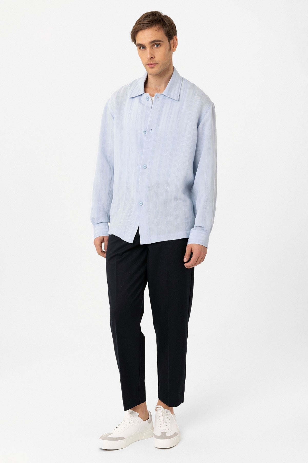 Antioch Oversized Textured Men's Shirt