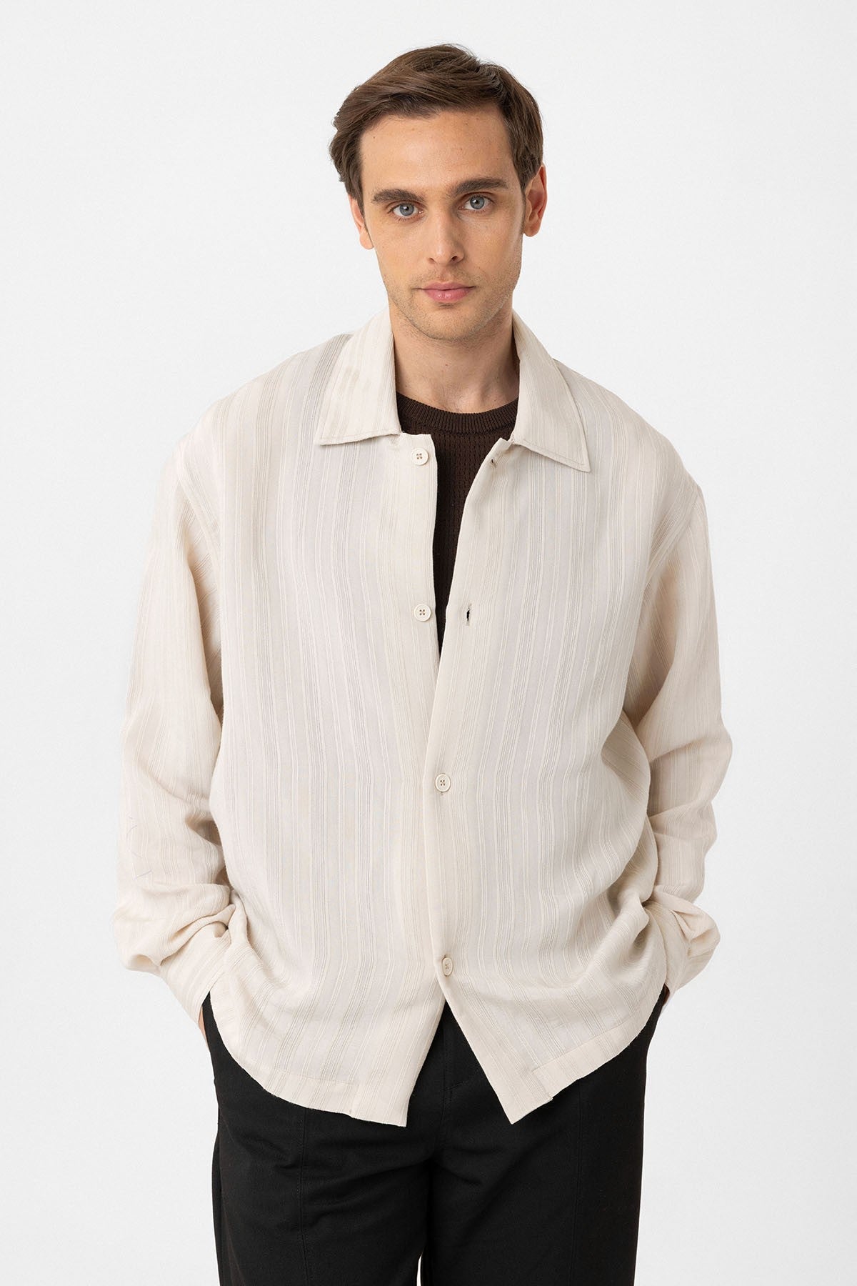 Antioch Oversized Textured Men's Shirt