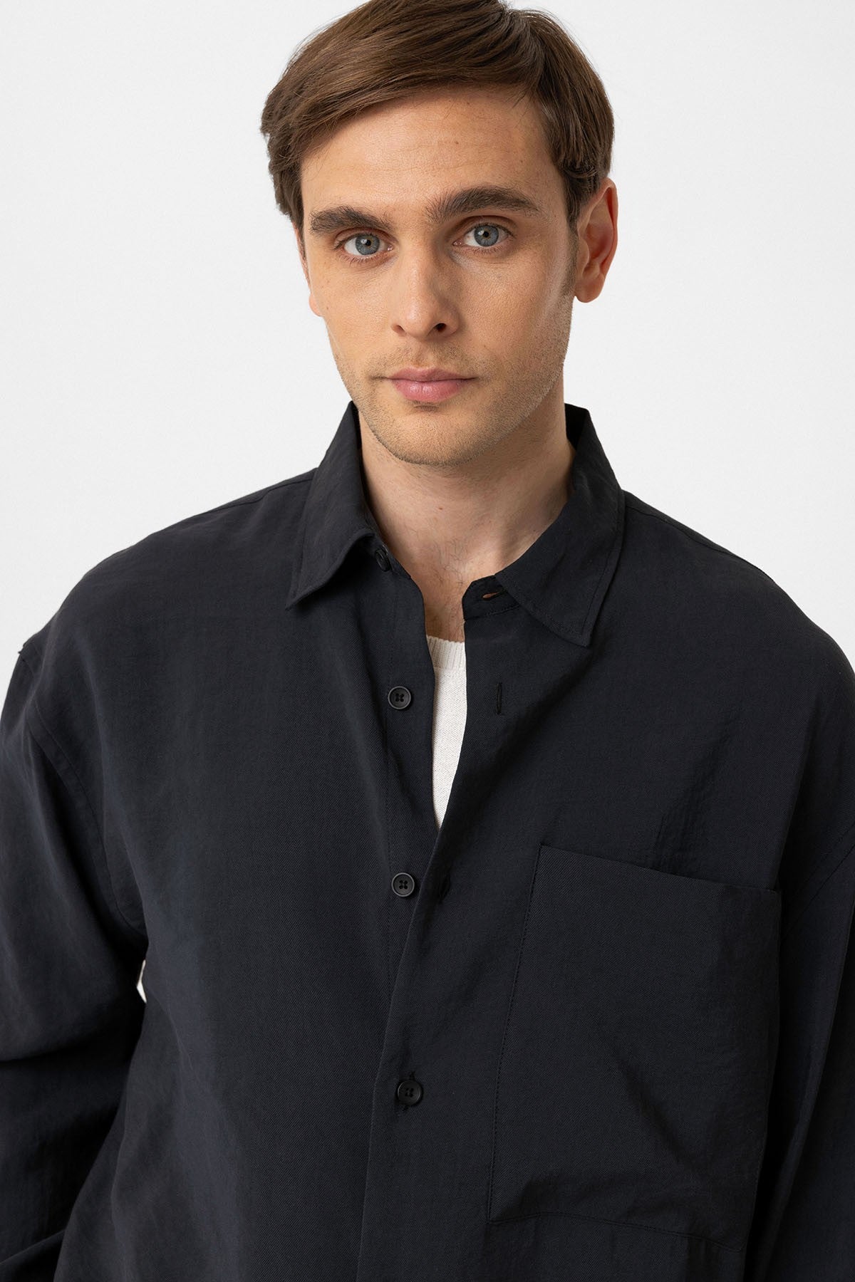 Relax Fit Modal Fabric Men's Shirt