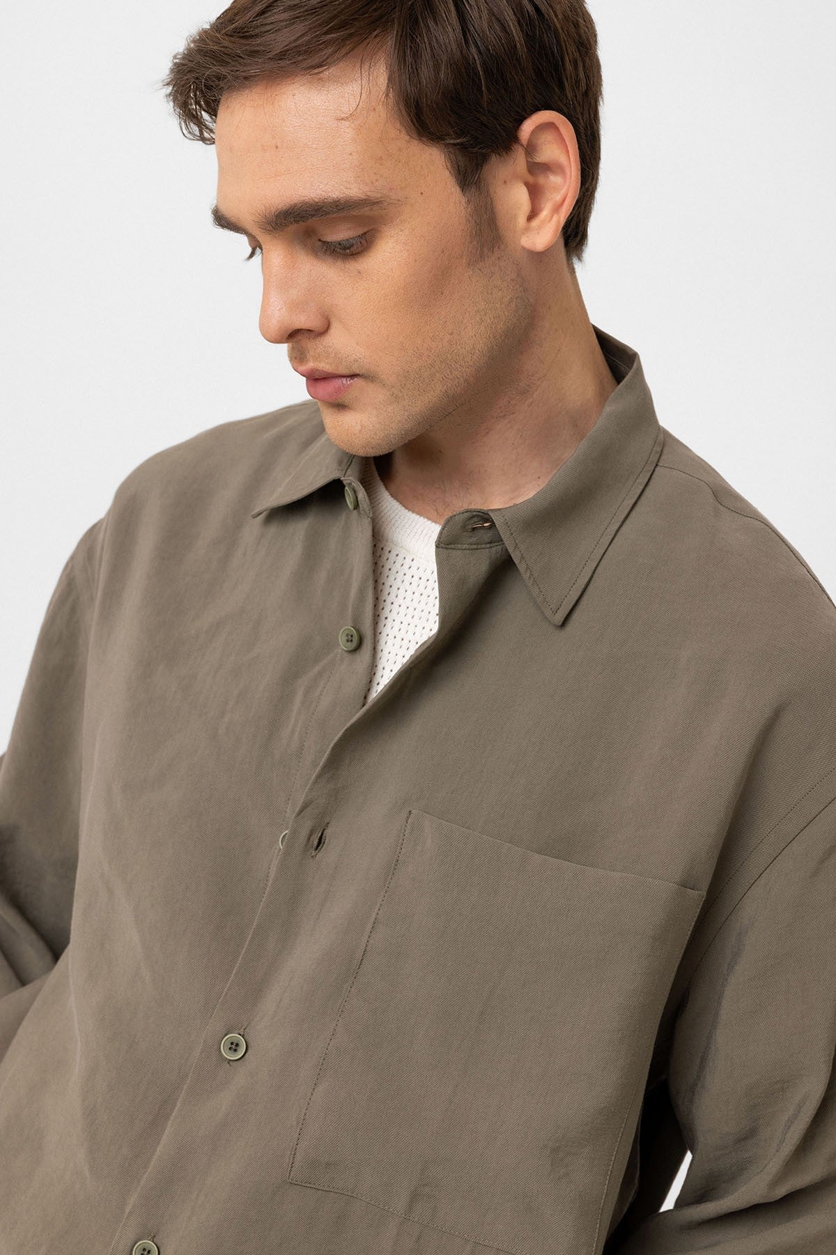 Relax Fit Modal Fabric Men's Shirt