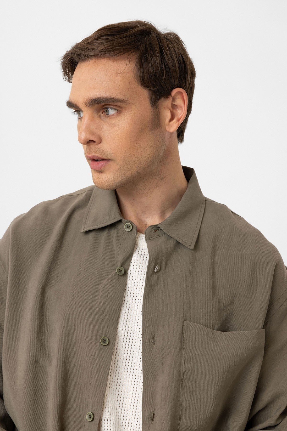 Relax Fit Modal Fabric Men's Shirt