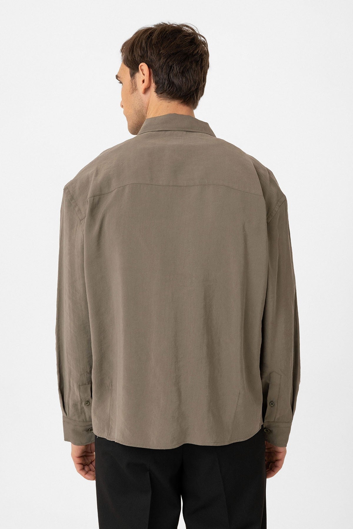 Relax Fit Modal Fabric Men's Shirt