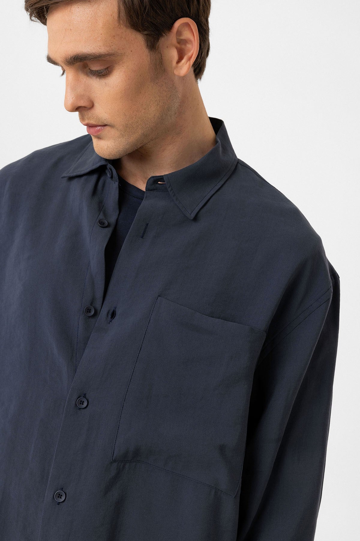 Relax Fit Modal Fabric Men's Shirt