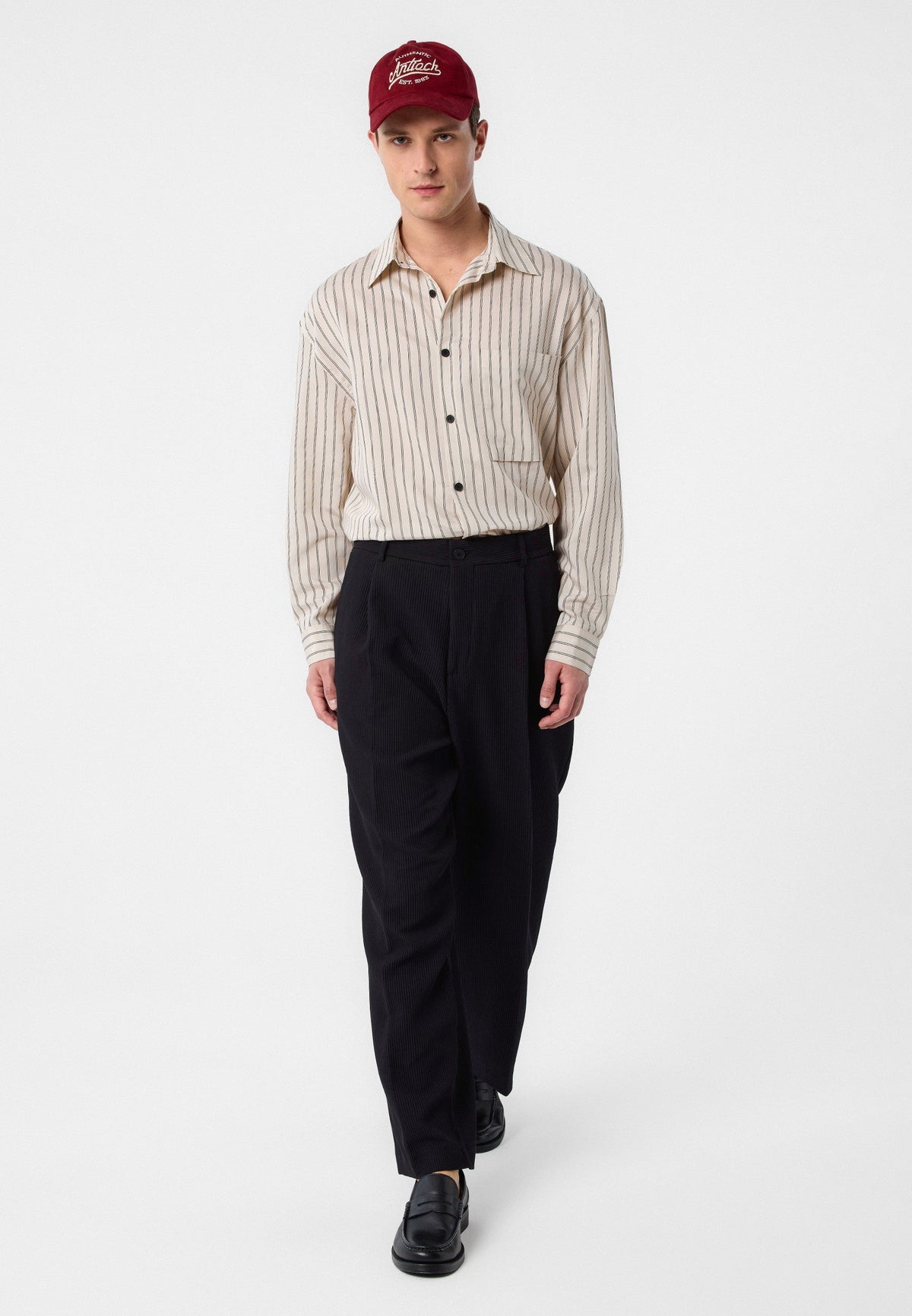 Relax Fit Striped Men's Shirt