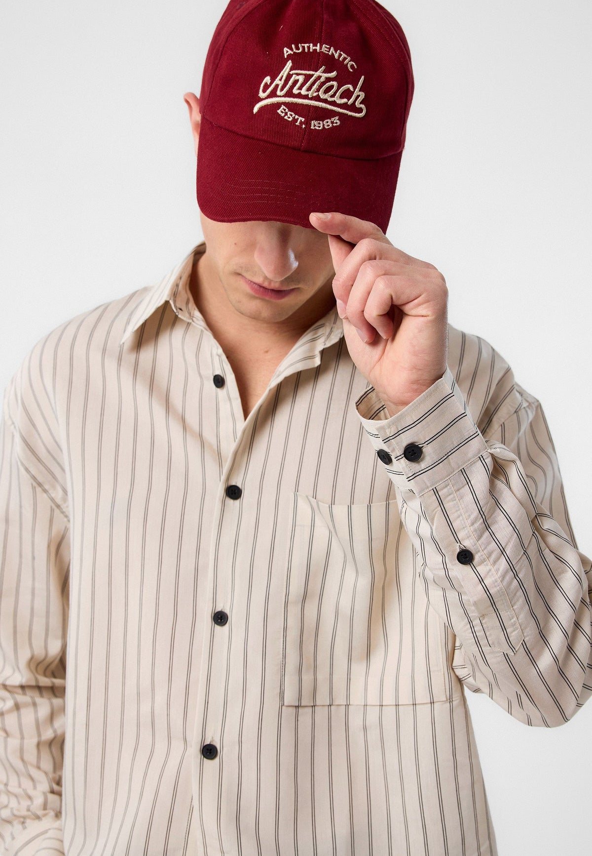 Relax Fit Striped Men's Shirt