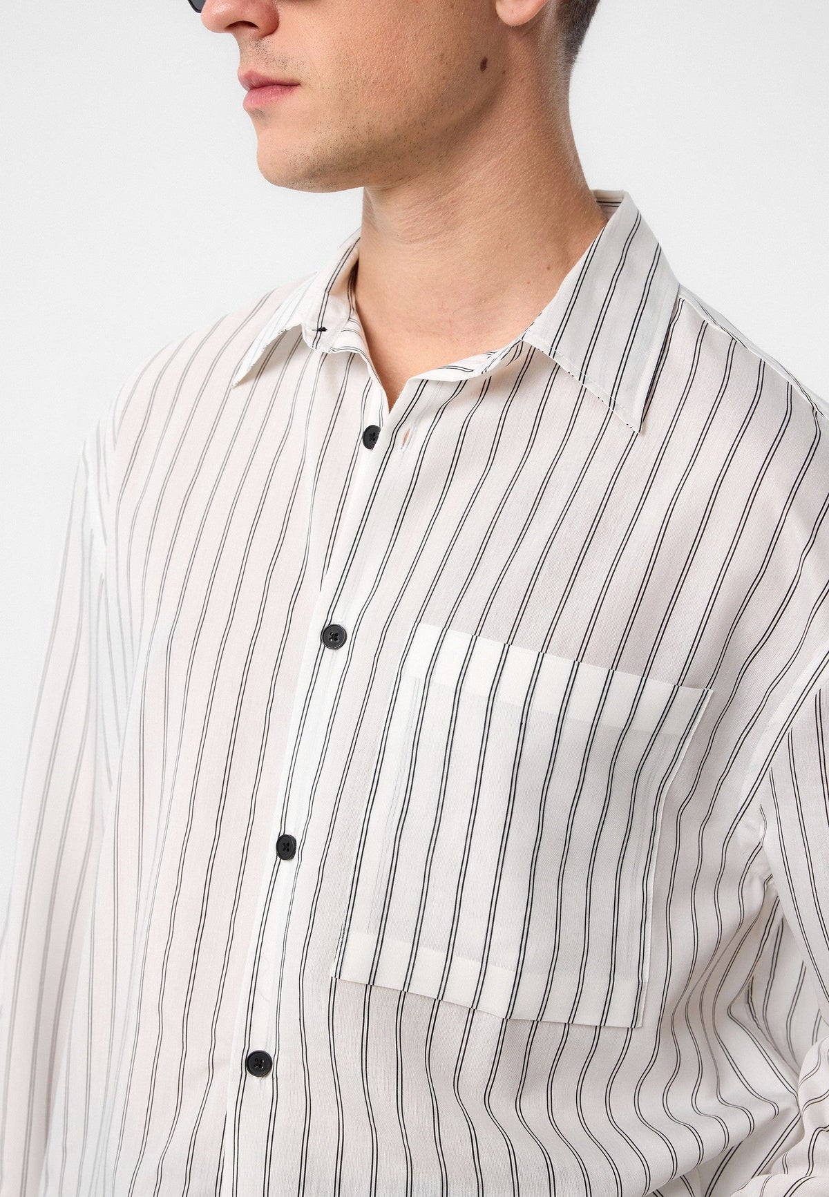 Relax Fit Striped Men's Shirt