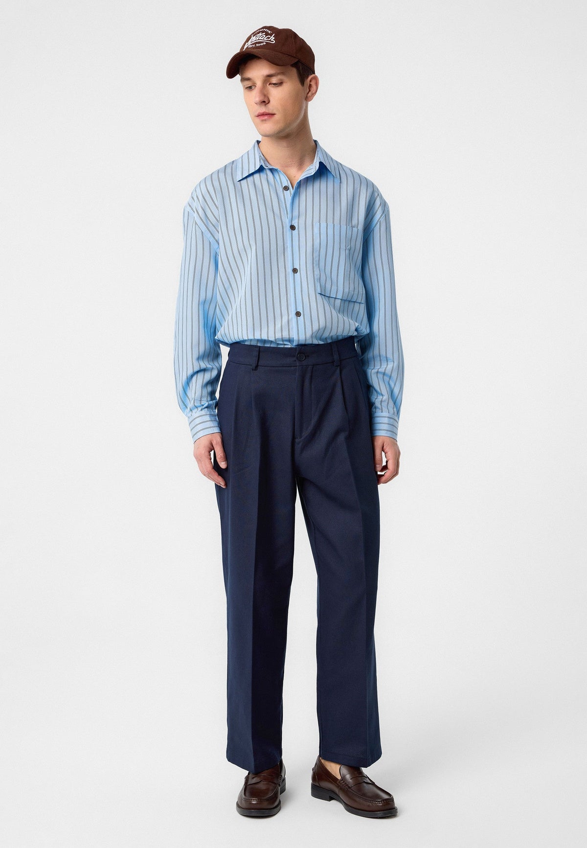Relax Fit Striped Men's Shirt