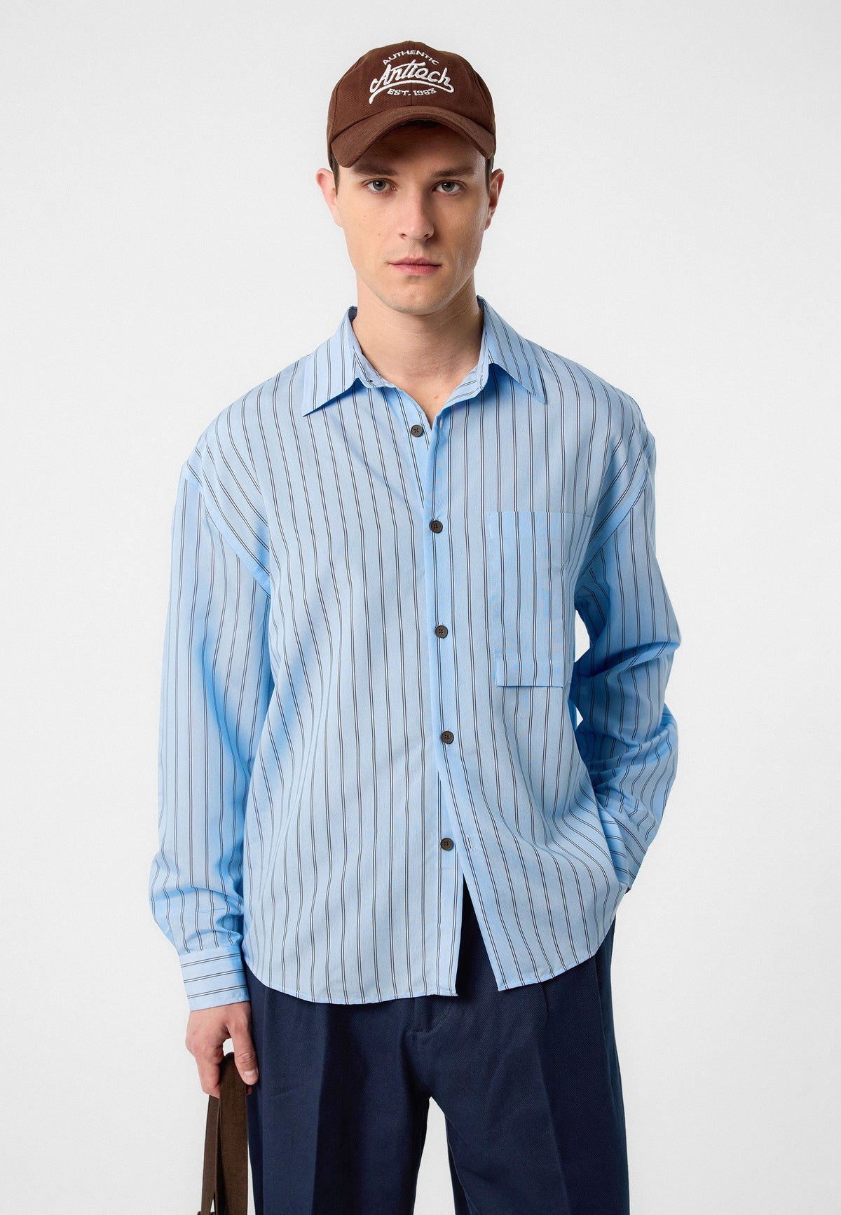 Relax Fit Striped Men's Shirt