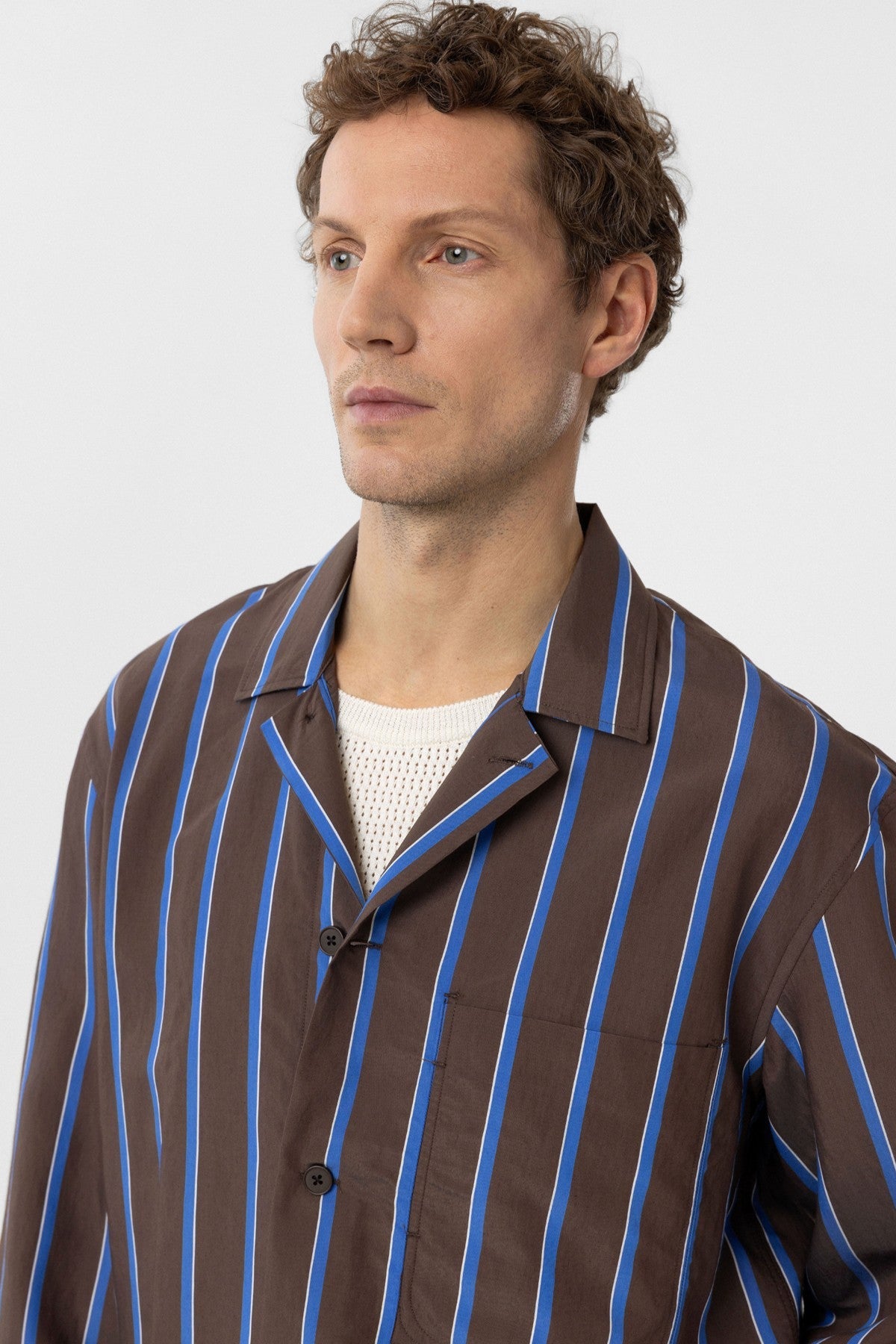 Relax Fit Striped Men's Shirt