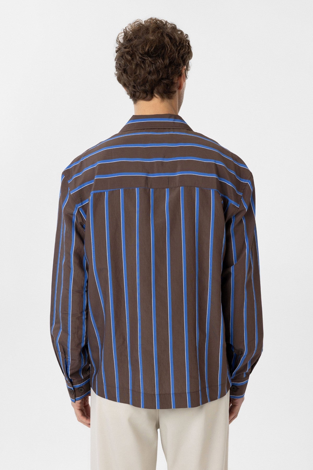 Relax Fit Striped Men's Shirt