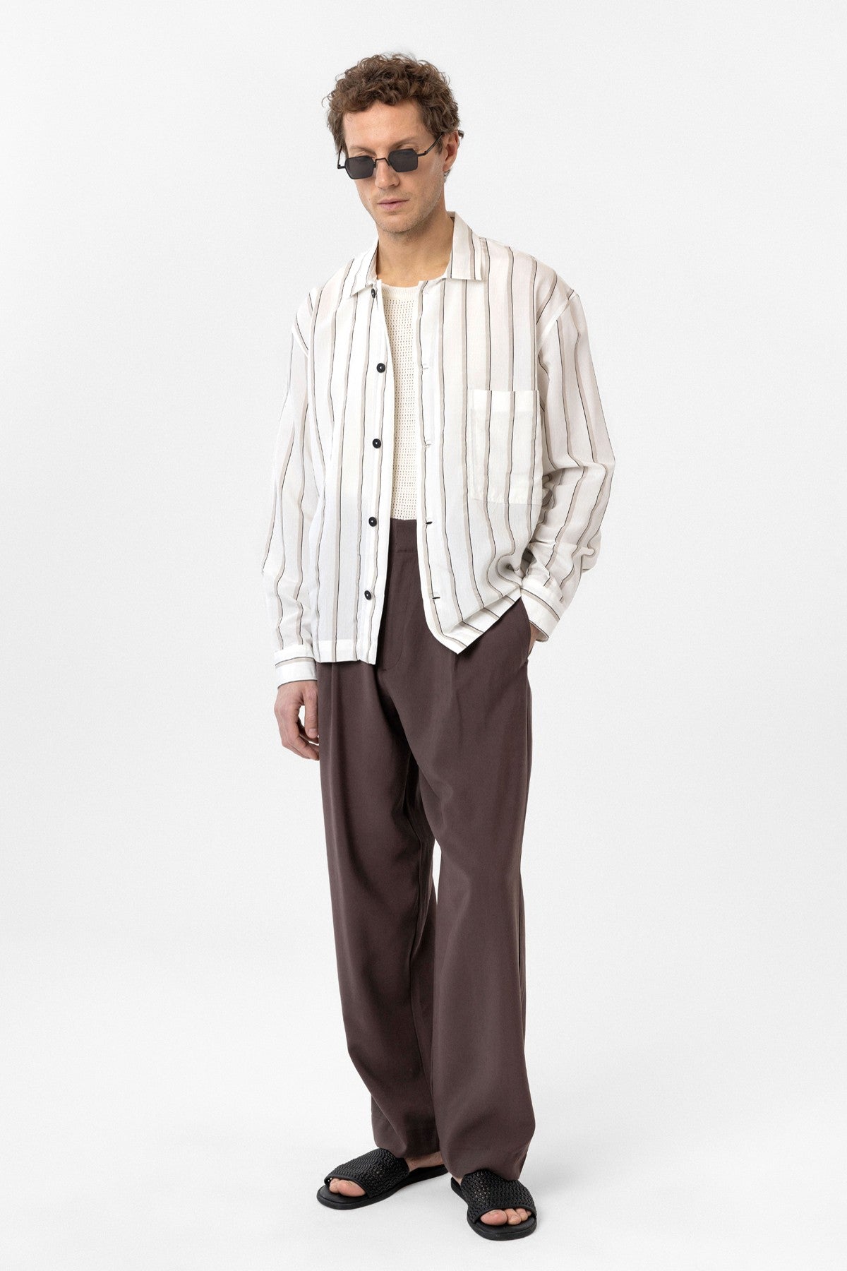 Antioch Relax Fit Striped Men's Shirt