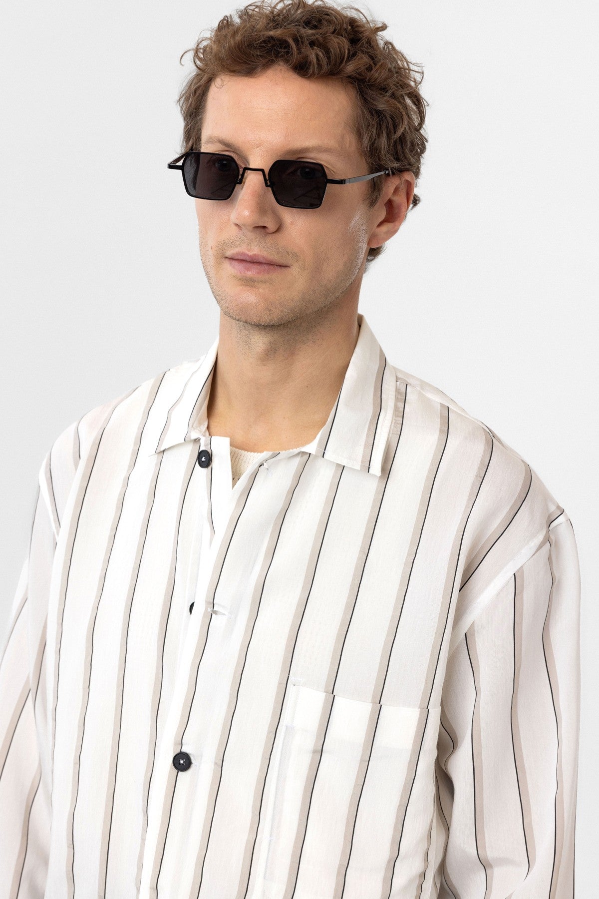 Antioch Relax Fit Striped Men's Shirt