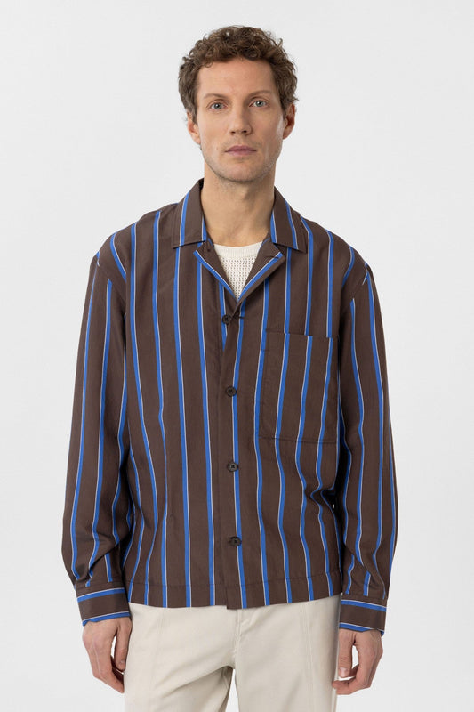 Relax Fit Striped Men's Shirt