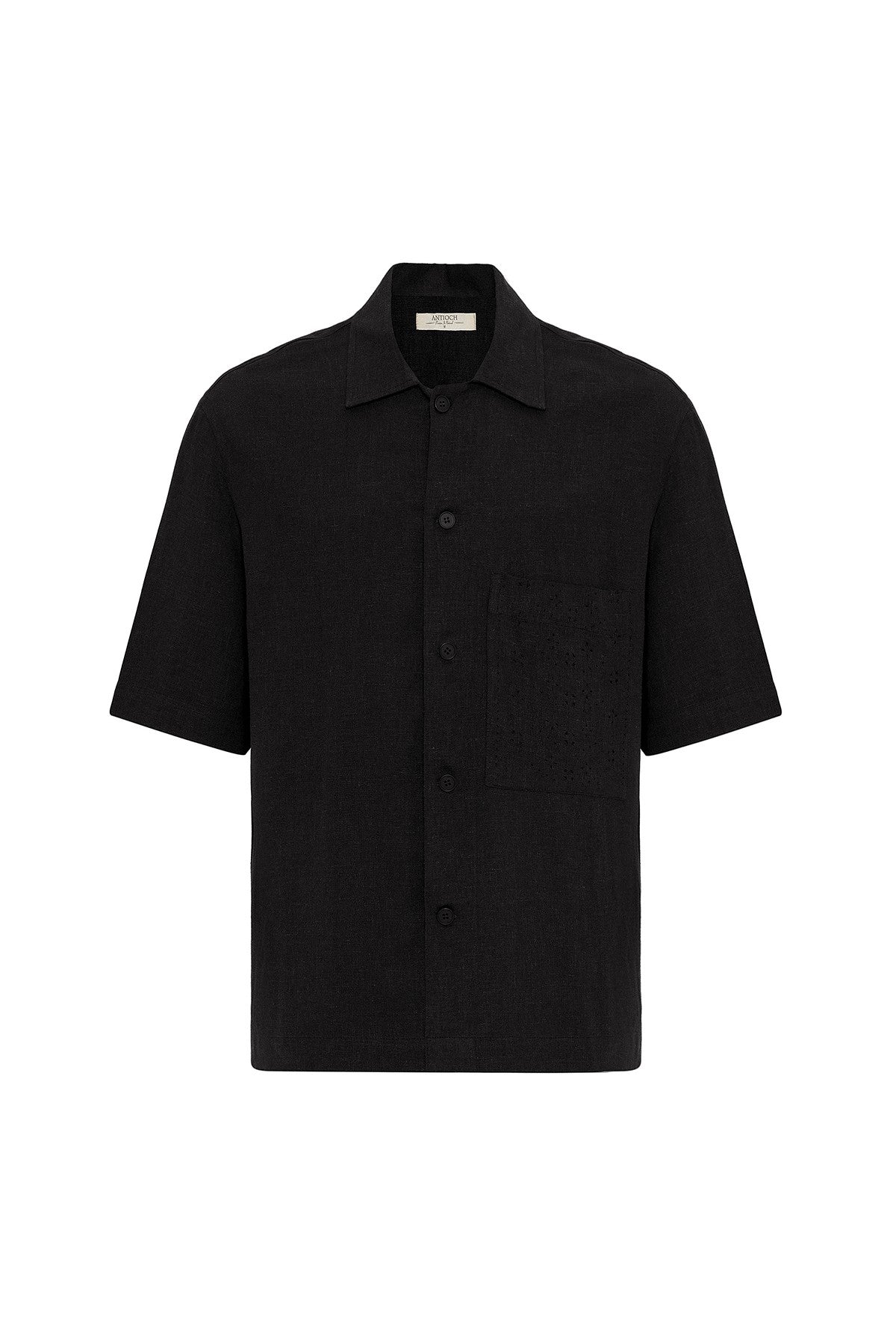 Antioch Short-Sleeve Men's Shirt with Linen Blend