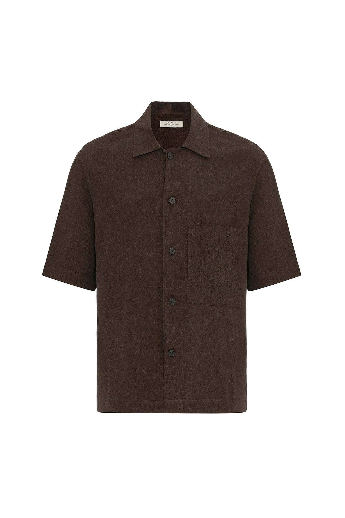 Antioch Short-Sleeve Men's Shirt with Linen Blend