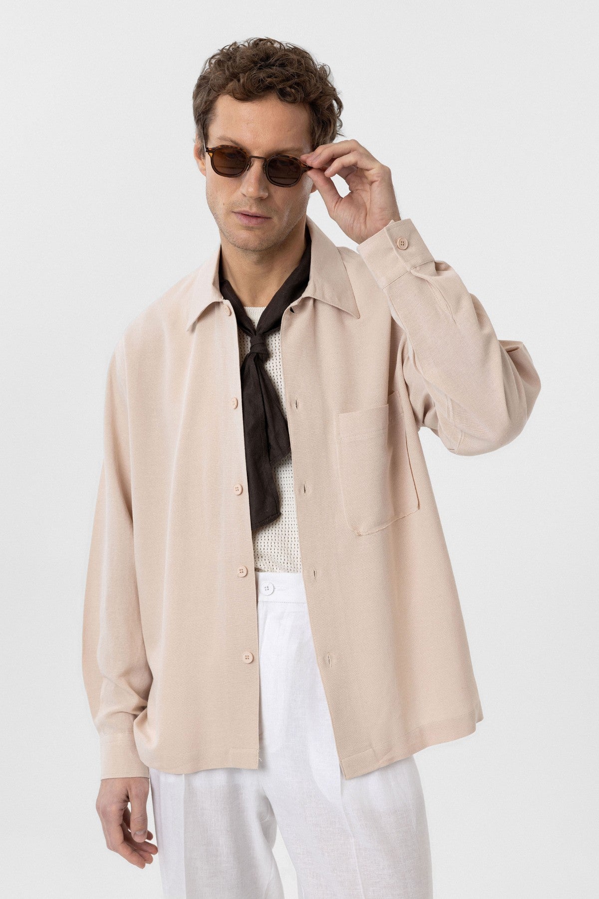 Antioch Linen-Blend Relaxed-Fit Men's Shirt